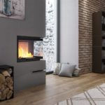 nowoczesny kominek z wkładem DEFRO HOME INTRA XSM BP MINI G
